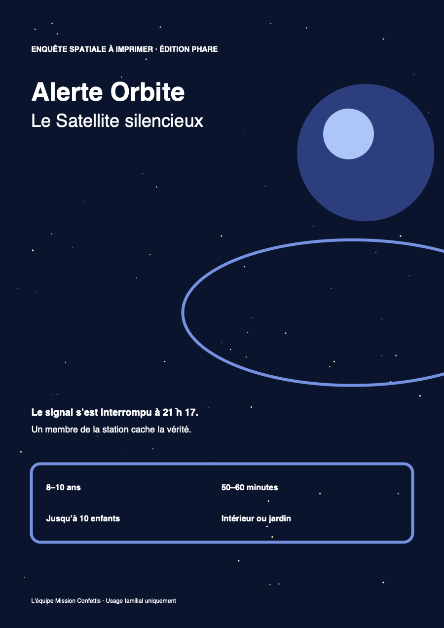 Couverture d’Alerte Orbite