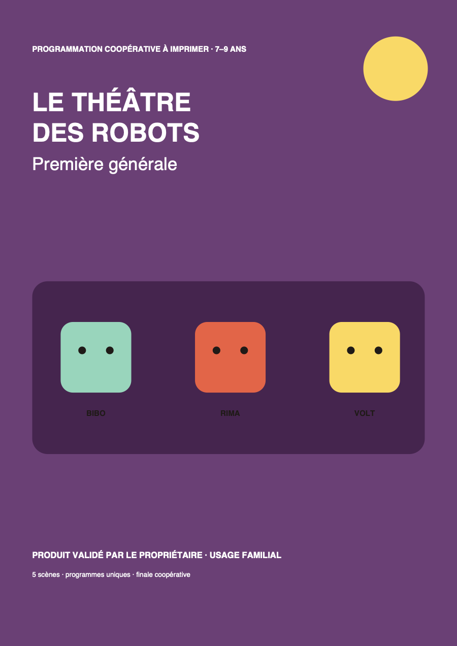 Couverture du Théâtre des Robots